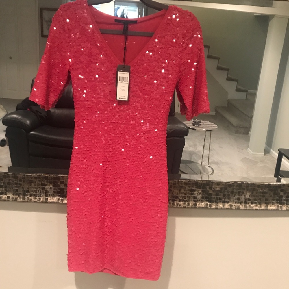 Bcbg sequin dress